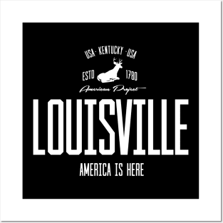 USA, America, Louisville, Kentucky Posters and Art